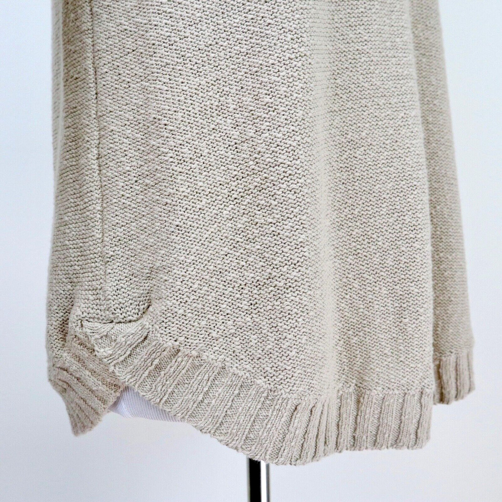 J Jill Size Petite XS Nubby Knit Sweater Pullover Cotton Beige - Picture 7 of 9